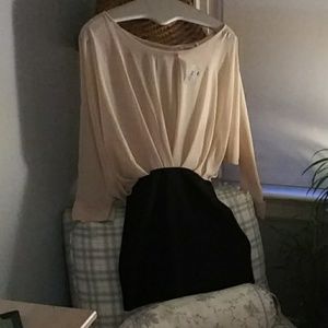 The Clothing Company NWT Sheer top Mini Dress M